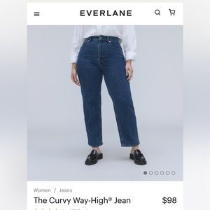 EUC Curvy Everlane Way High Jean